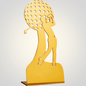 Golf figura – zlata